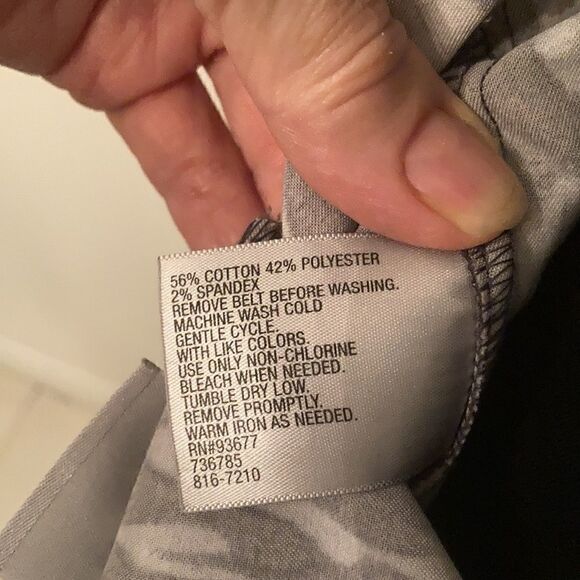 Worthington size 8 Black and grey leopard print skirt EUC - Picture 10 of 11